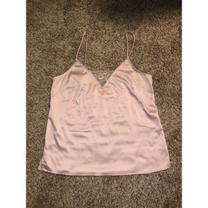 Stars above silky tank top